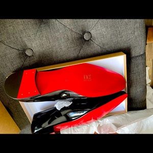 Red bottom loafers.  Fresh out the box.  Never been worn!